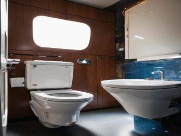 A real toilet that flies in space