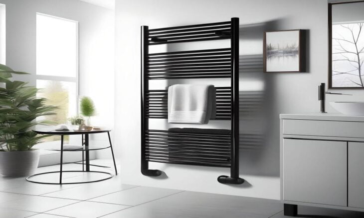 Black Towel Warmer